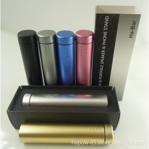New mini speaker for iPod touch, built-in power bank could be customized as 2600/3500/4000/4500mAh